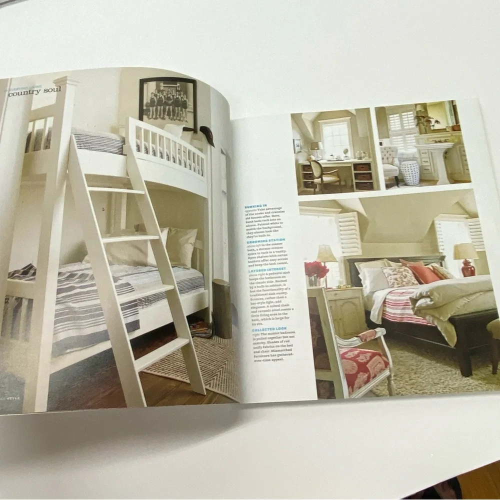 Better Homes And Gardens Blue New Cottage Style Softback Book House Tours Ideas